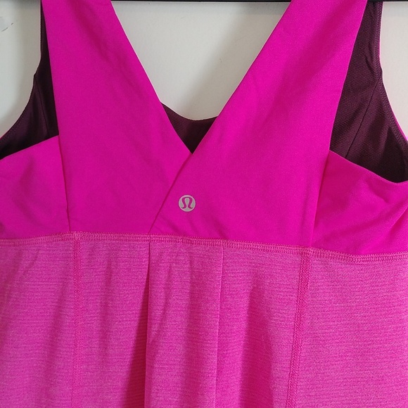 Lululemon Hustle & Bustle TankHeathered Raspberry Glo Light / Raspberry Glo Li - Picture 10 of 15